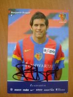 BENJAMIN HUGGEL EX-FUSSBALLER FC BASEL AUTOGRAMMKARTE
