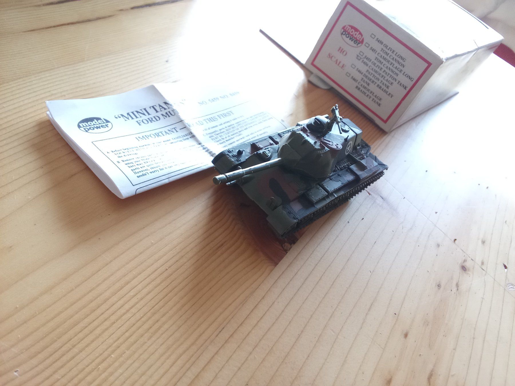 Schweizer Armee Modellbausätze & Standmodelle: Militär Panzer Patton U.S. Army H0 1:87 – Gebraucht aus Siblingen von Jayuah 2