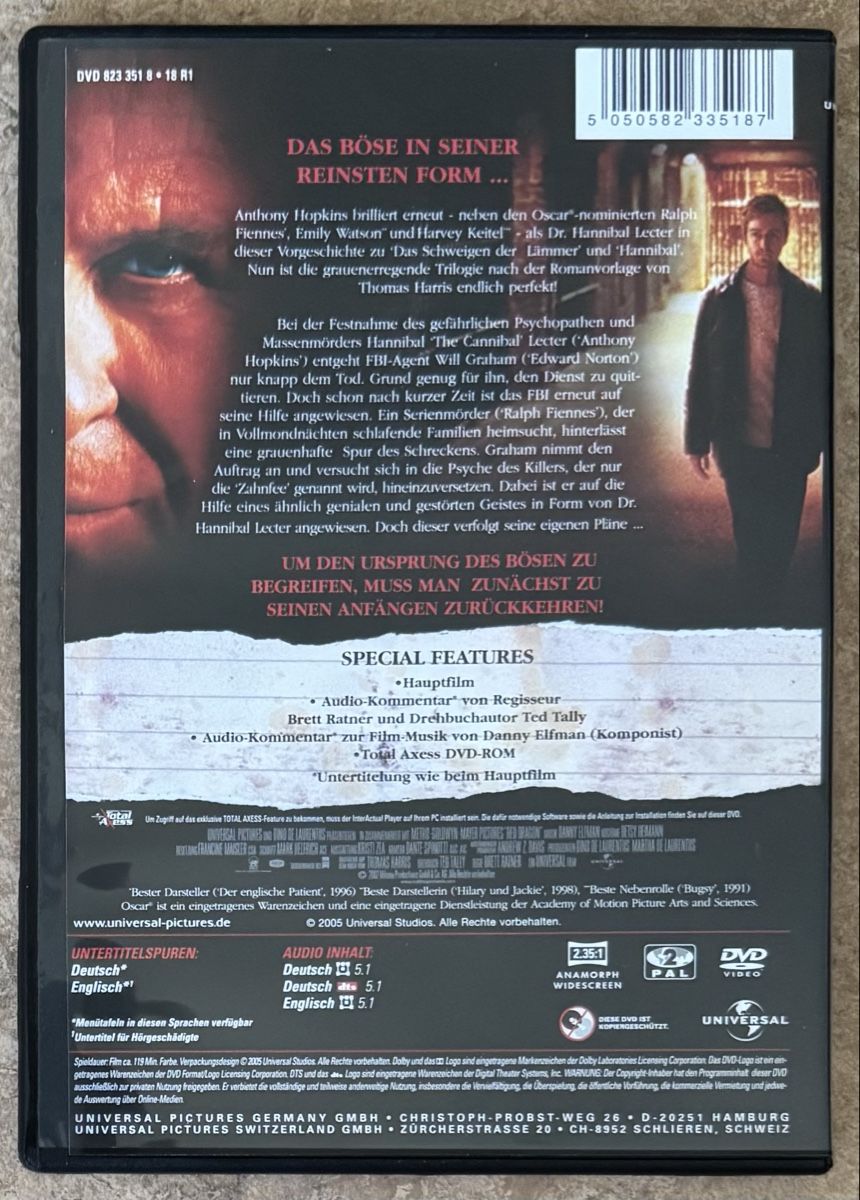 Alle DVDs: ROTER DRACHE  – Neu (gemäss Beschreibung) aus Dietikon von AndreaSch01 1