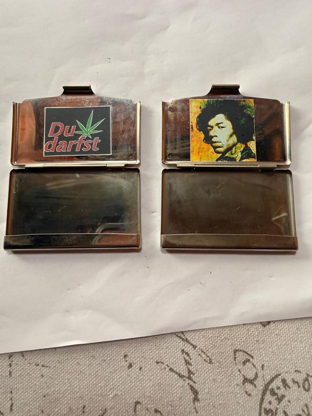 Tabacchi: Zigarette Etui 2 Stk. mit Motiven Cypress Hill Jimi Hendrix – Usato da Seon venduto da _mavvy_ 2