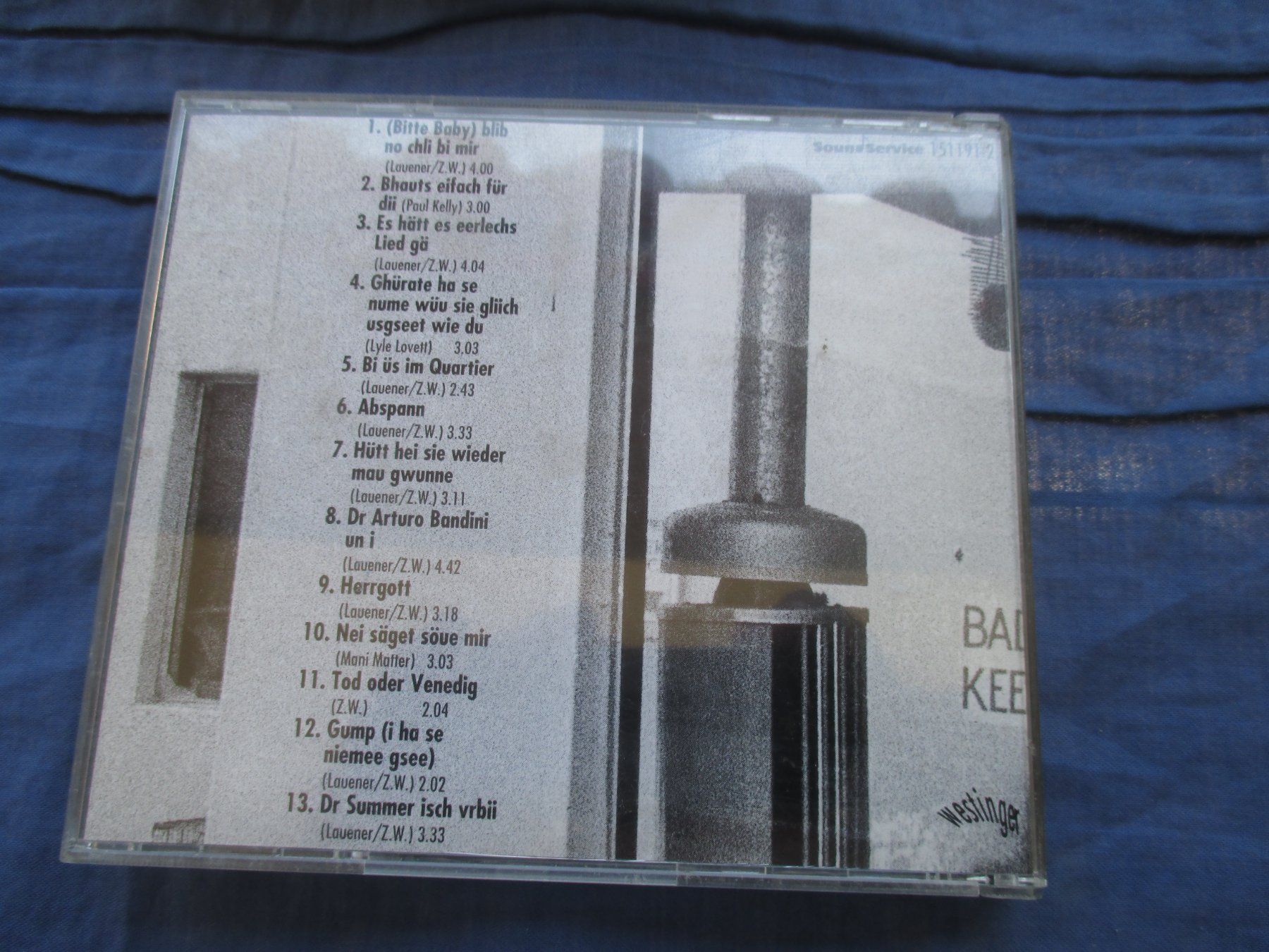 CD: Züri West Arturo Bandini – Usato da Colombier NE venduto da Nevenma 1