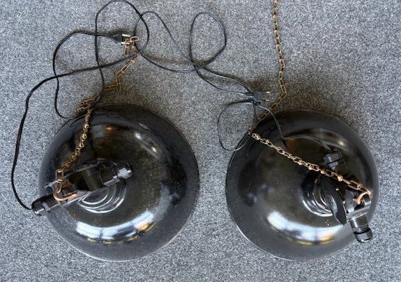 Lampen: Zwei grosse alte original Industrielampen – Gebraucht aus Gretzenbach von kar_82n7