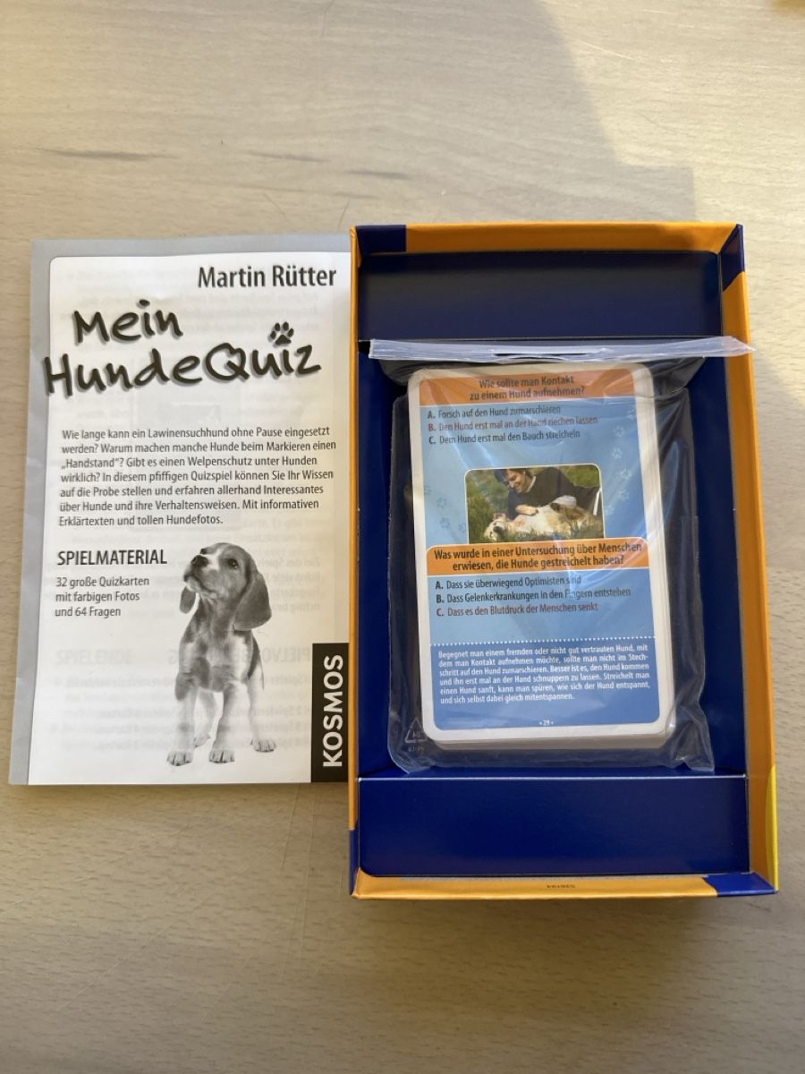 Kosmos Giochi: Martin Rütter Hunde-Quiz – Nuovo (secondo la descrizione) da Ettingen venduto da slg_4107 1