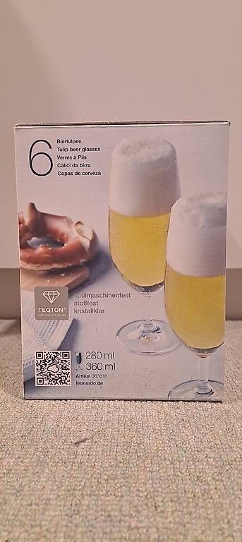 Bicchieri: 6 Stück Biertulpen LEONARDO – Nuovo (secondo la descrizione) da Mellingen venduto da Alena1986