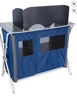BRUNNER Campingküche Campingzelt Küchenschrank blau neu