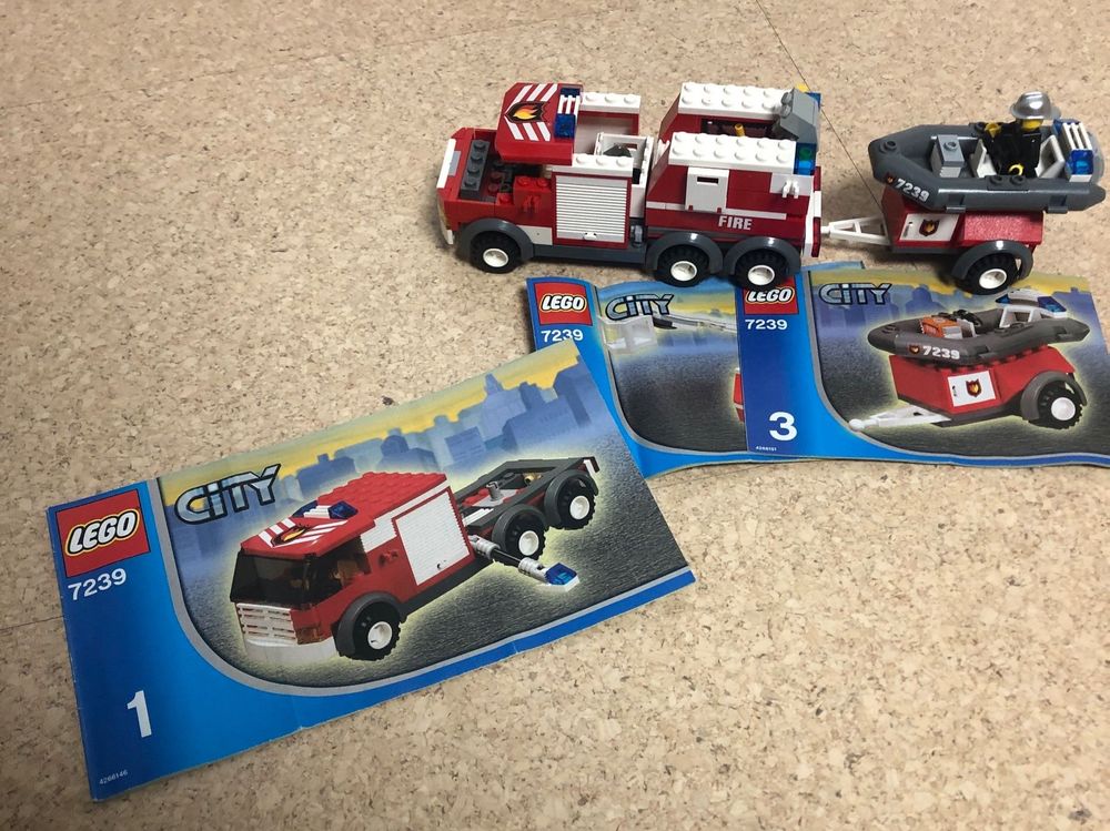 Lego Giocattoli: Lego Feuerwehrlöschzug 7239 – Usato da Ballwil venduto da goldi360