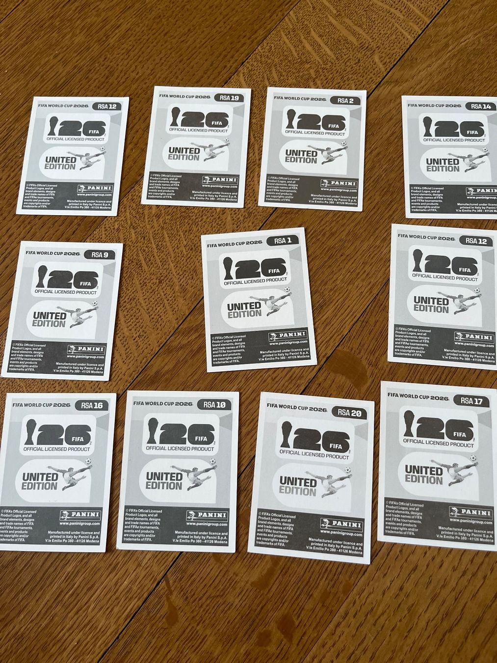 Panini Carte collezionabili: 11 Panini-Stickers Südafrika – Usato da Basel venduto da susha24 1