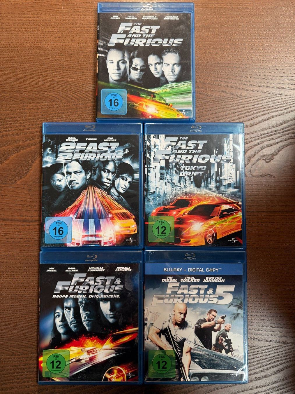 Tutti i DVDs: The Fast and The Furious - Teil 1 bis 5 – Usato da Zürich venduto da Blu-ray_ZH