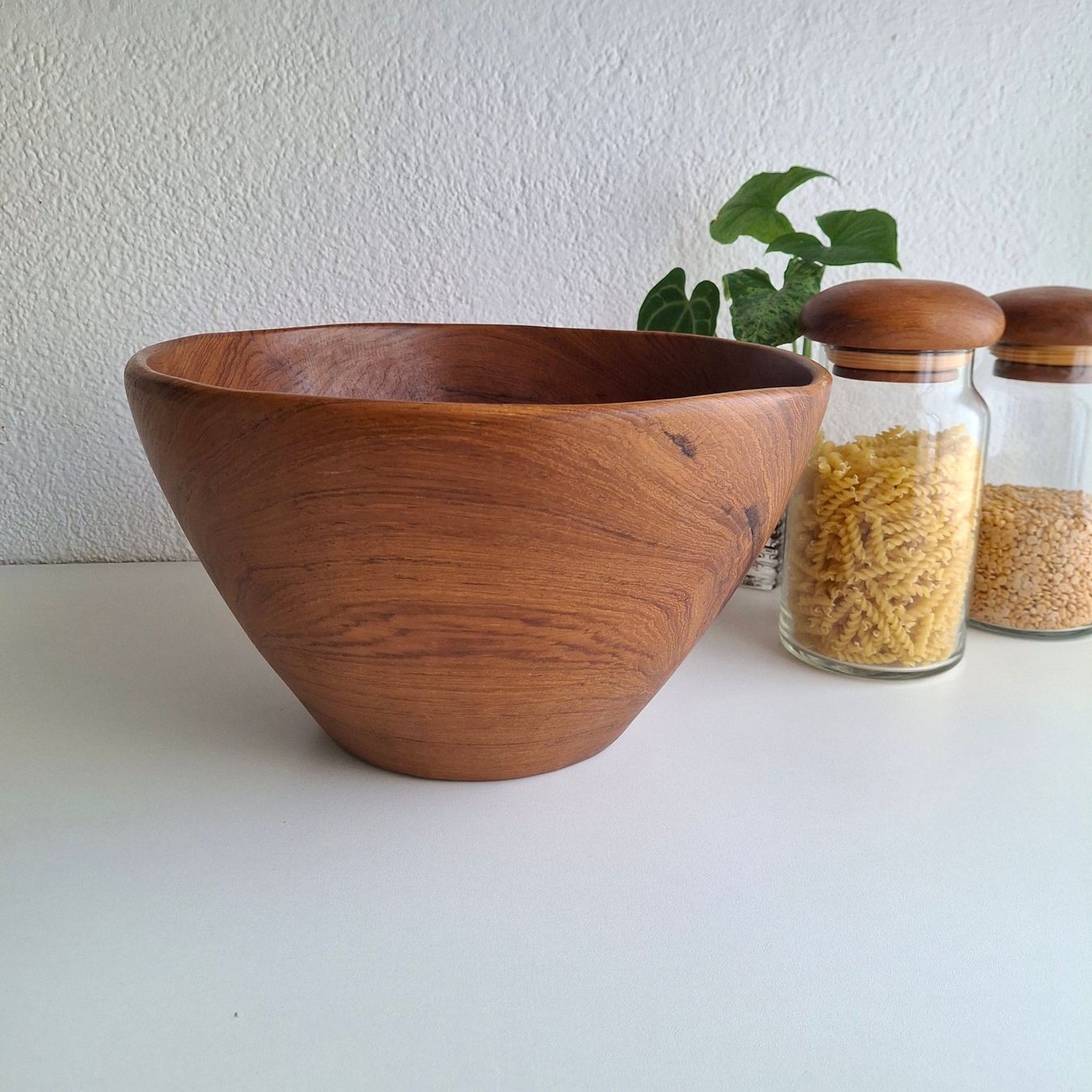 Schalen: Saladier en teak vintage – Gebraucht aus Neuchâtel von Rochawood