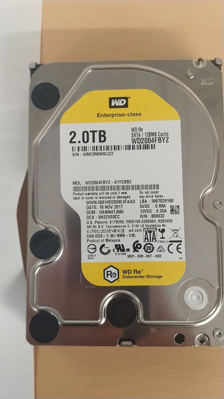 Western Digital Dischi rigidi: WD Enterprise 2TB SATA Festplatte, gewipt! – Usato da Wallisellen venduto da mic_gg2g