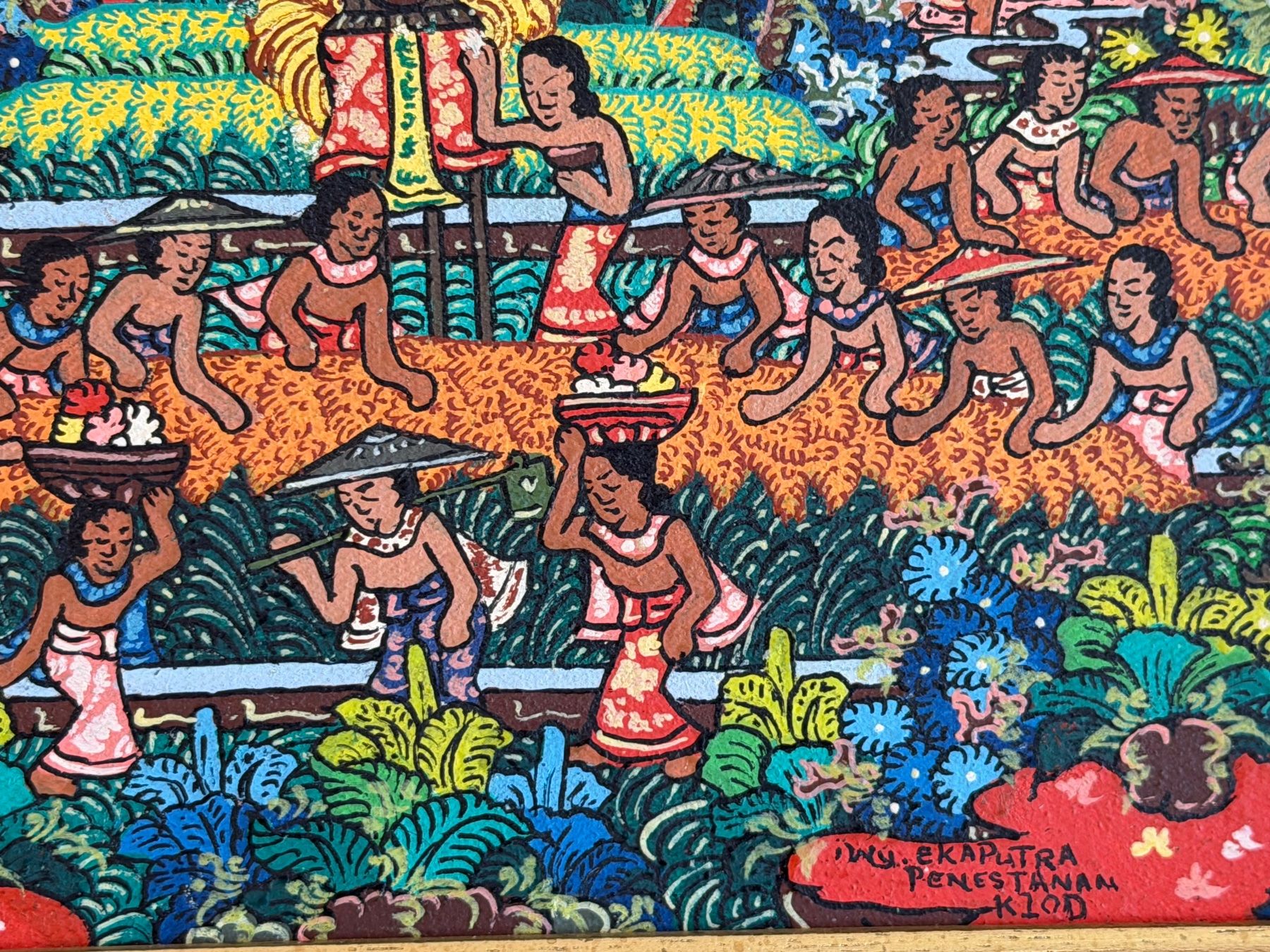 Dipinti: I W. Ekaputra UBUD BALI Gemälde – Usato da Basel venduto da PAUL_ART 4