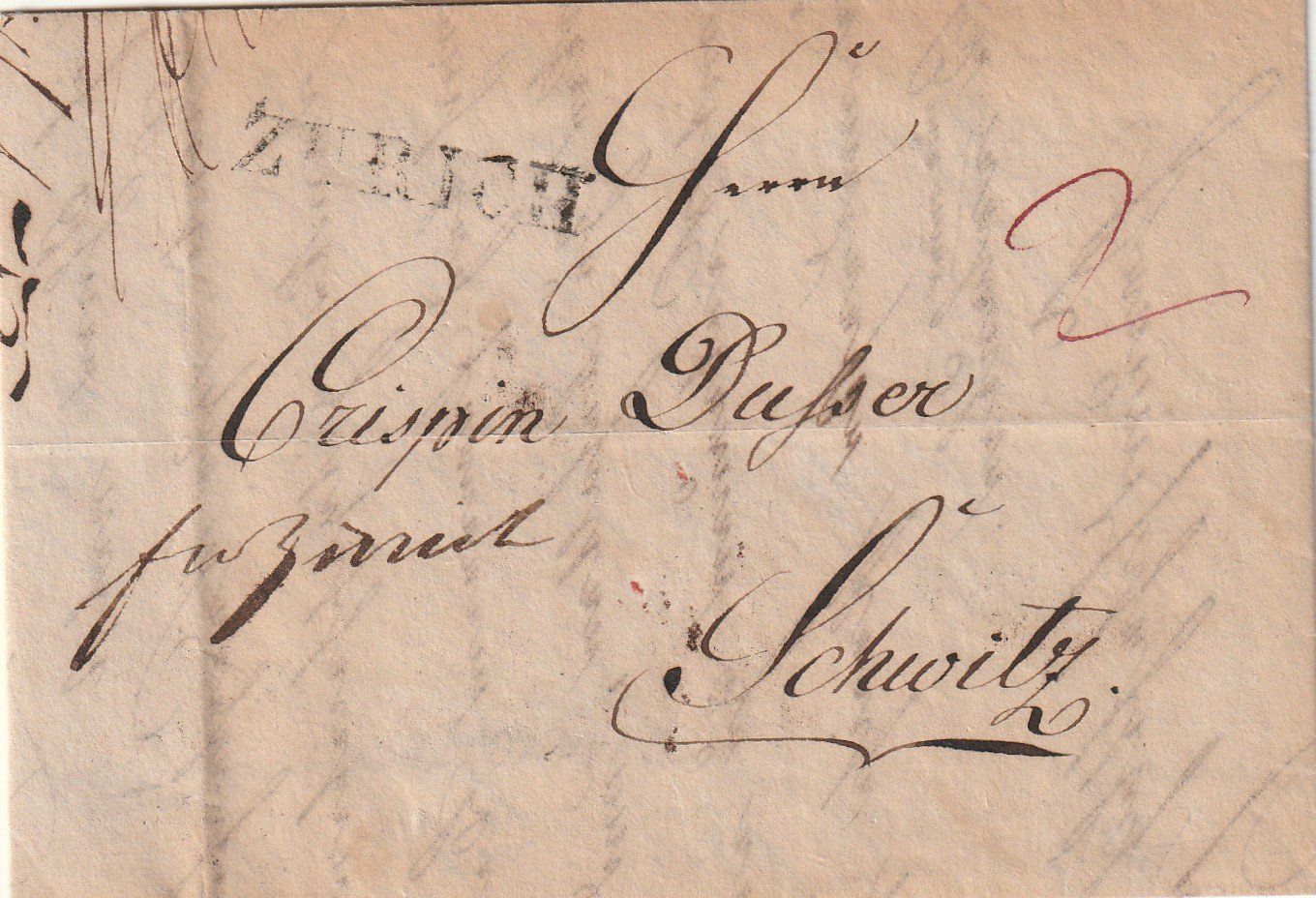 Tutti i francobolli: Faltbrief Zürich 1827 – Usato da Rorschacherberg venduto da fratovi2
