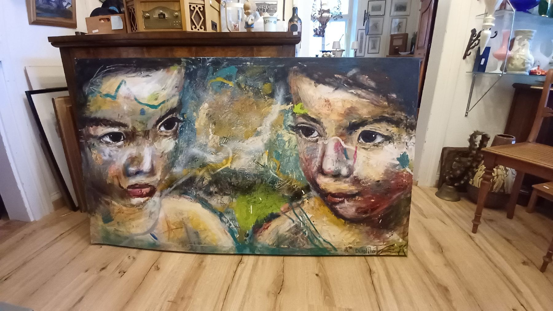 Tableaux: Schönes Bild Handbemahlt – D'occasion à Flawil par Naphtali 7