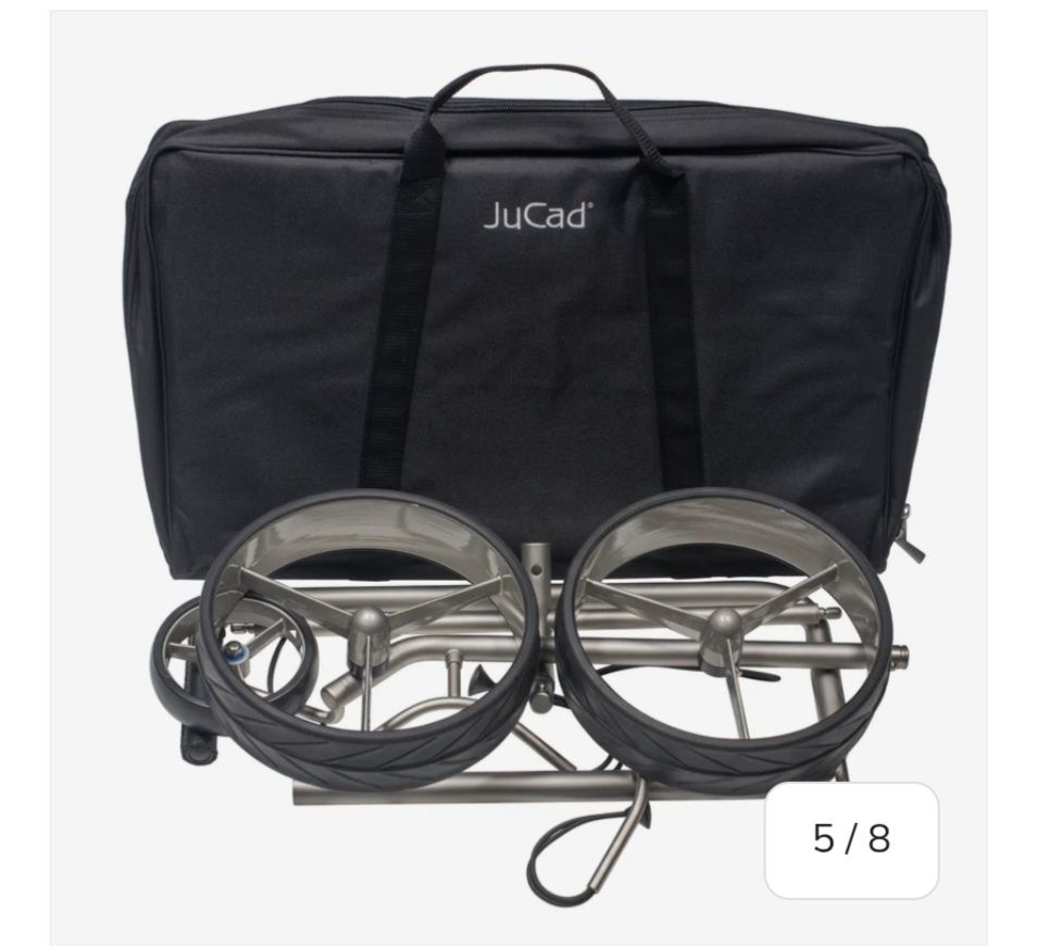 Jucad Trolley: JuCad Premium 3 wheel Manual Golf Push Trolley  – Usato da Ins venduto da dziprince 7