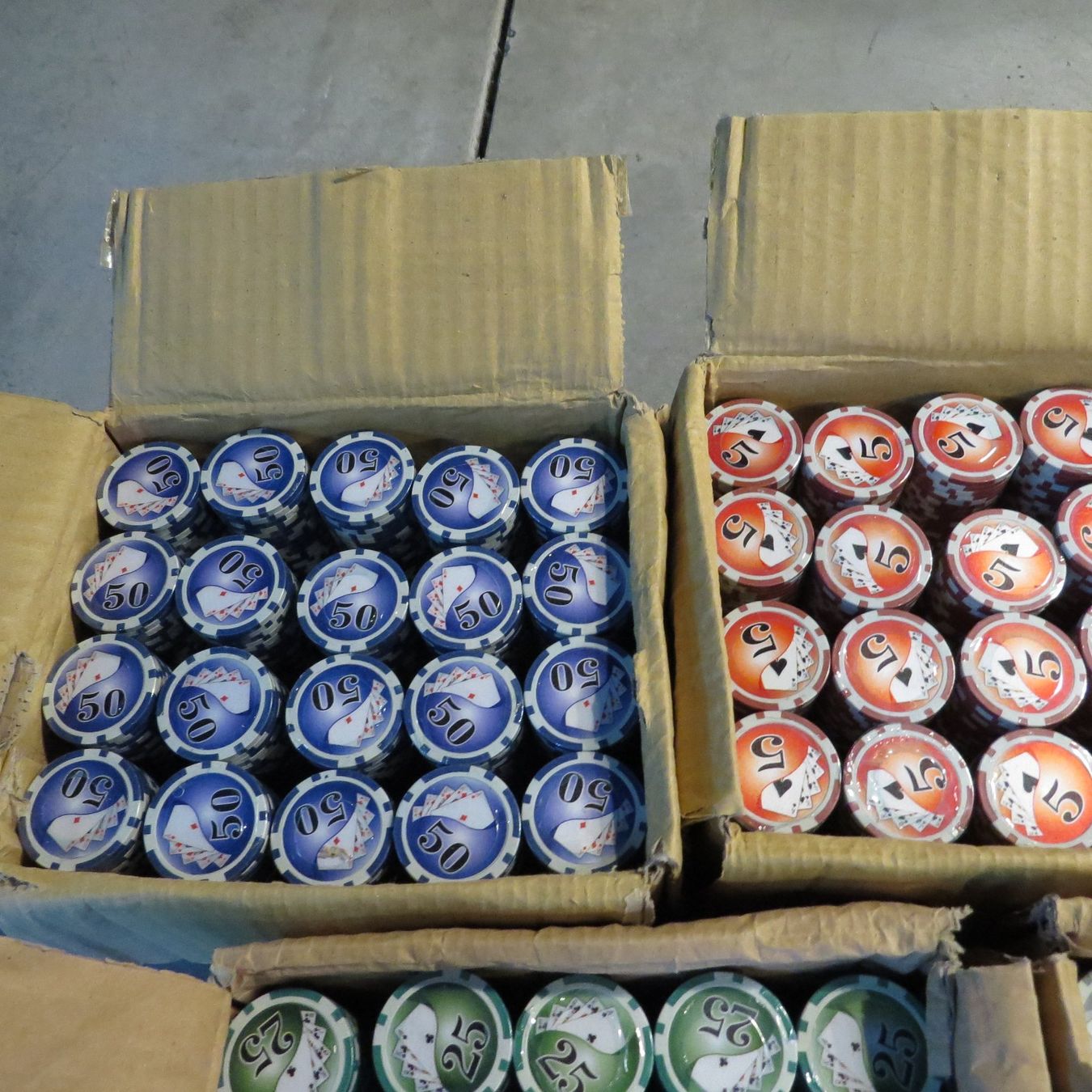 Spiele: POKER-CHIPS – Neu und originalverpackt aus Oberlunkhofen von Paco1 1