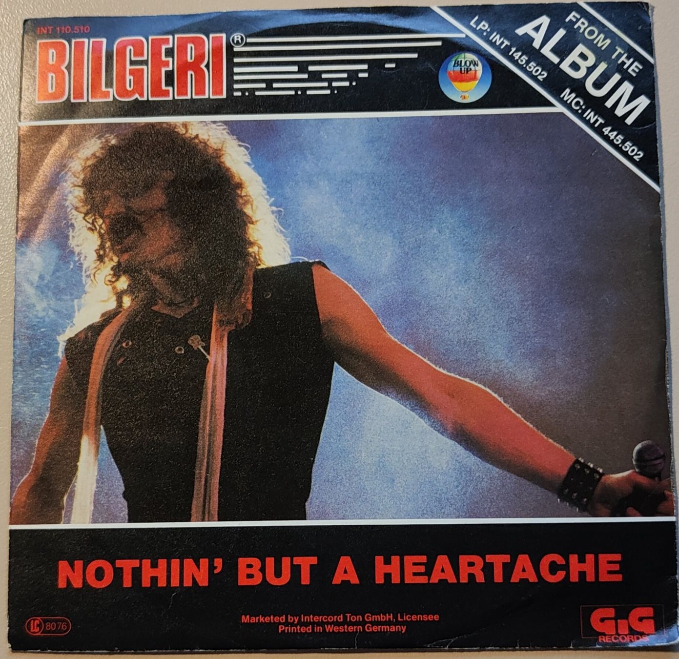 Dischi in vinile: Vinyl-Single Bilgeri - Nothin' But A Heartache – Usato da Langenthal venduto da Modo39
