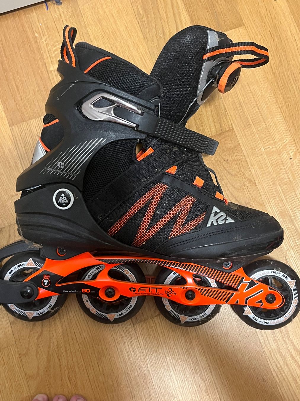 Patins à roul. & inline: Inline Skates K2 F.I.T. Boa M Gr. 44 90 mm – D'occasion à Hinterkappelen par Kim1992 1