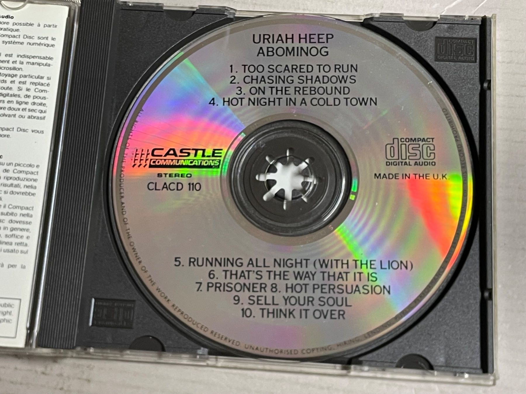 CD: Uriah Heep-Abominog – Usato da Muri b. Bern venduto da AdidasCollector 2