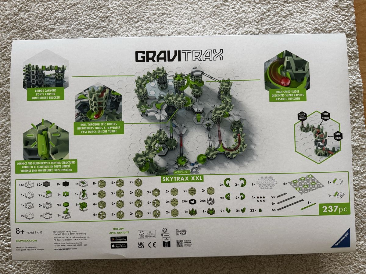 Ravensburger Giocattoli: Ravensburger GraviTrax - Action-Set XXL Skytrax – Nuovo e nell'imballaggio originale da Wohlen AG venduto da mih_675k 1