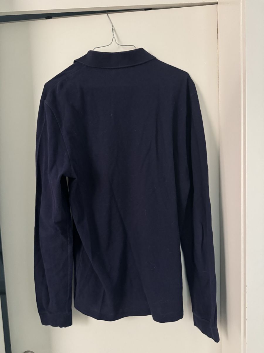 Lacoste Magliette Polo: Lacoste Polo dunkelblau langarm – Usato da Gockhausen venduto da maxeimse 1