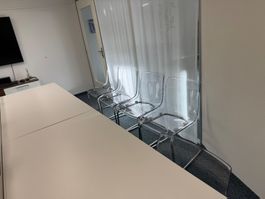 6x Esszimmer /büro  konferenz  transparen Stühle lief Gratis