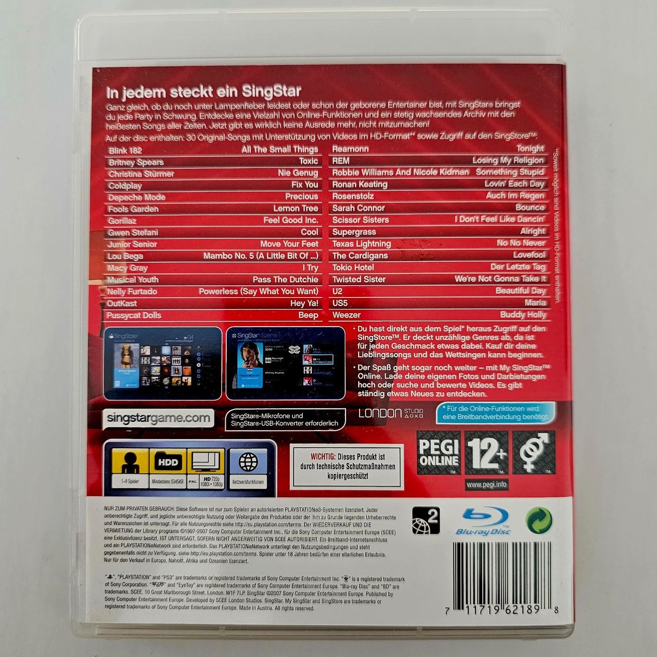 Sony Spiele: Singstar + Singstore (PS3) – Gebraucht aus Holziken von Miglioregamesnmore 1