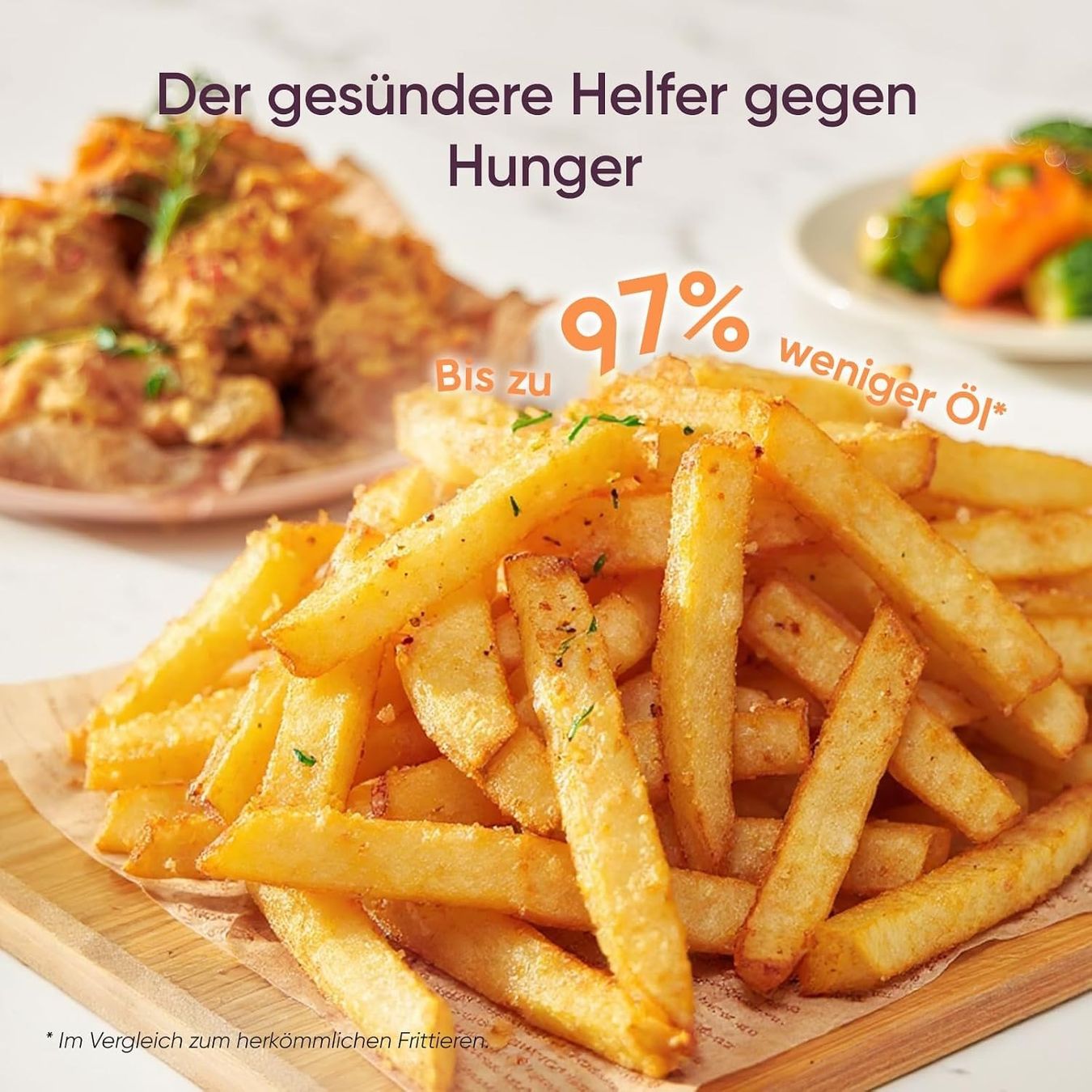 Elettrodomestici da cucina: Heissluftfritteuse Airfryer 5.5L 1700W Touch 11 Programme – Nuovo e nell'imballaggio originale da Genève venduto da Top-Trend 4
