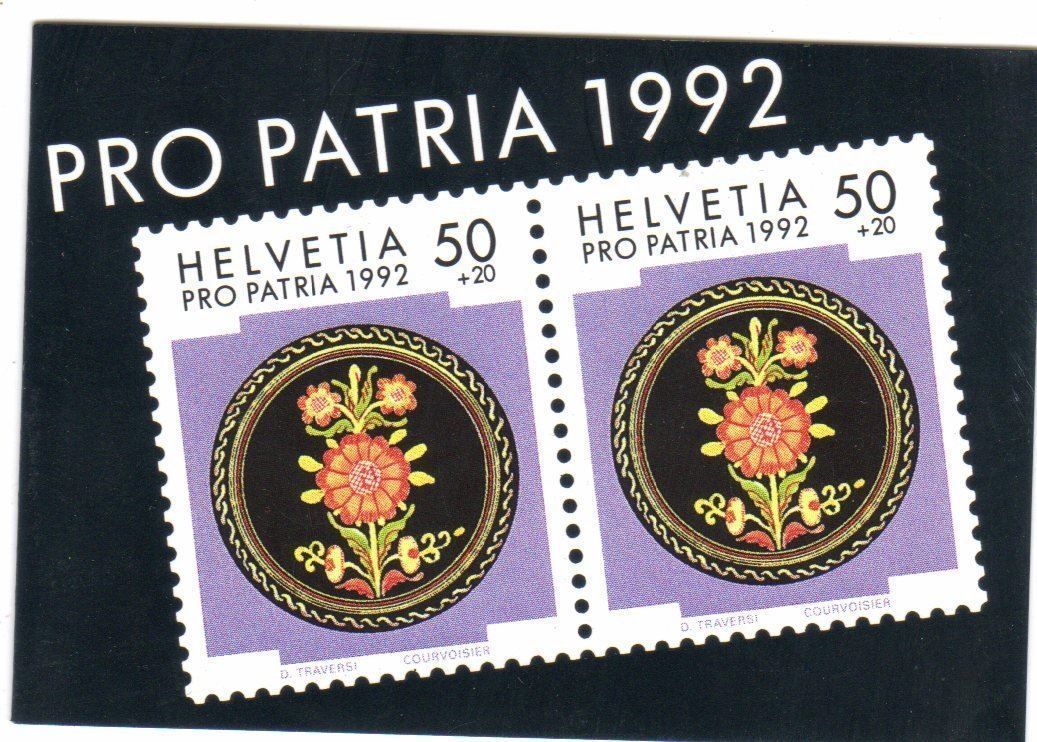 Tutti i francobolli: Markenheft Pro Patria 1992 Nr. 4  ET-o – Nuovo (secondo la descrizione) da Remetschwil venduto da Hofiii