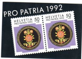 Markenheft Pro Patria 1992 Nr. 4  ET-o