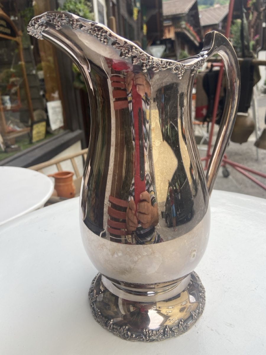Caraffe: Schöner Shefield Wasserkrug Silverplated – Usato da Brienz BE venduto da hey_z9vg