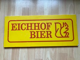 Vintage Eichhof Bier Schild: legendäres Lozärner Bier 🍺