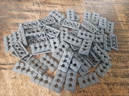 lego 3709 lot de 60 pièces Dark Bluish Gray Technic, Plate