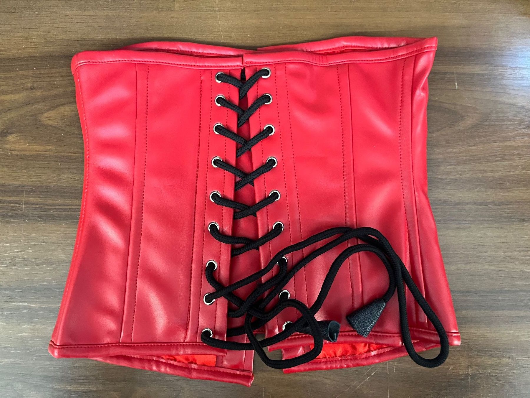 Biancheria intima: Leder Korsett Large rot (2) – Nuovo (secondo la descrizione) da Jonen venduto da Sevenb 2