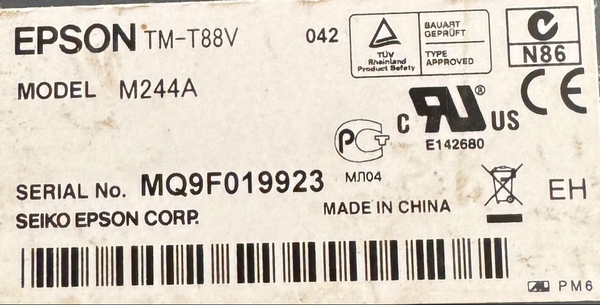Epson Stampanti: Epson Bondrucker TM-T88V – Usato da Nassen venduto da Stierli31 2