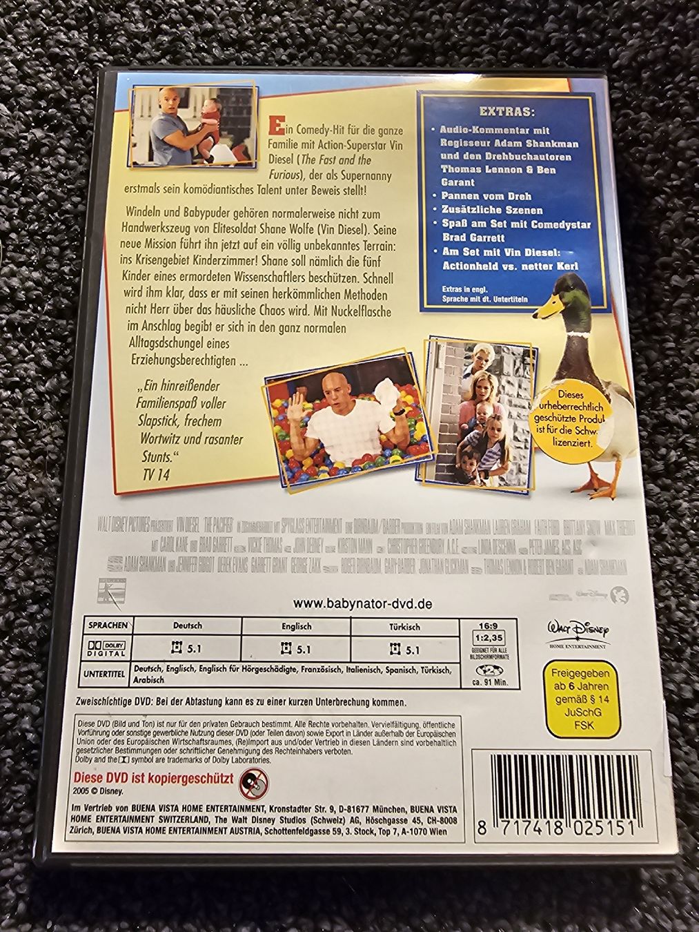 Tutti i DVDs: Vin Diesel - Der Babynator(20302) – Usato da Ruswil venduto da jan_bxl5 1
