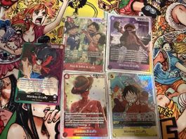 Luffy card one piece