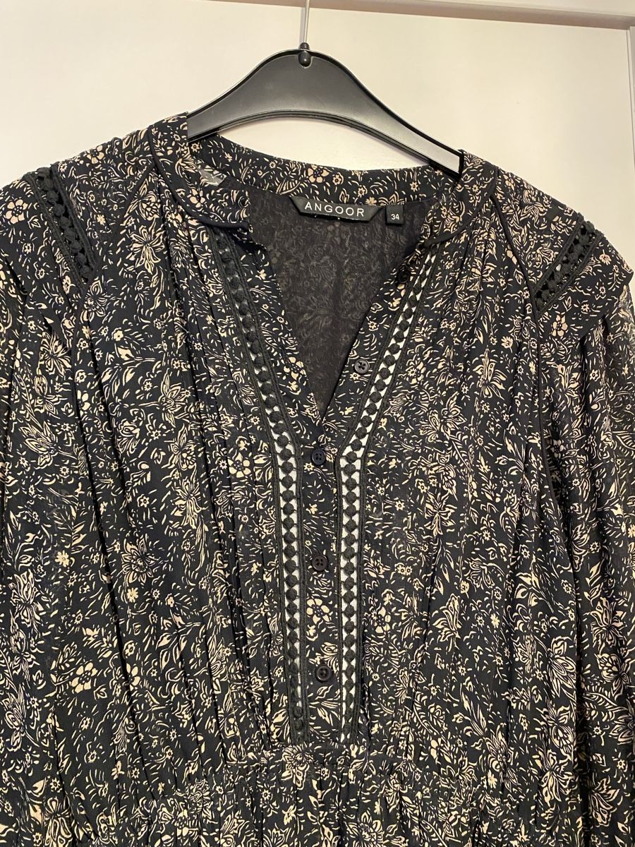 Vestiti: Maxi Kleid ANGOOR Gr.34 100% Viskose – Usato da Pfungen venduto da Sheki56 1