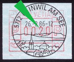 AKTION__ATM 6_GESTAUCHTE ZIFFER 2 ! VO 26.8.86 BEINWIL a See
