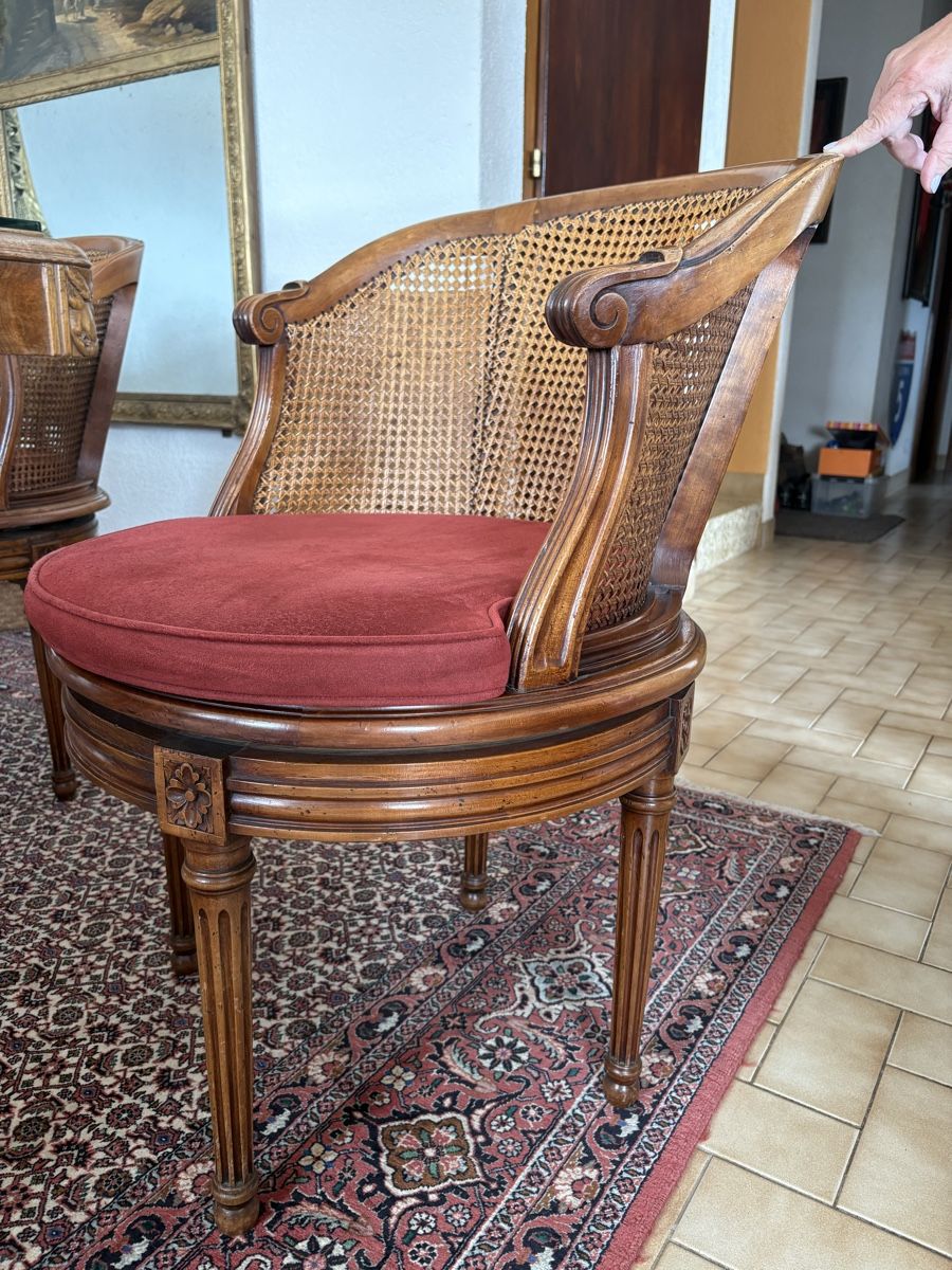 Sedie: 4 Chaises d’époque, style Louis XVI – Usato da Bassins venduto da PBR001