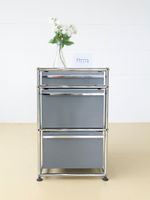 USM Haller Rollkorpus | Mittelgrau, 67cm | Neuwertig