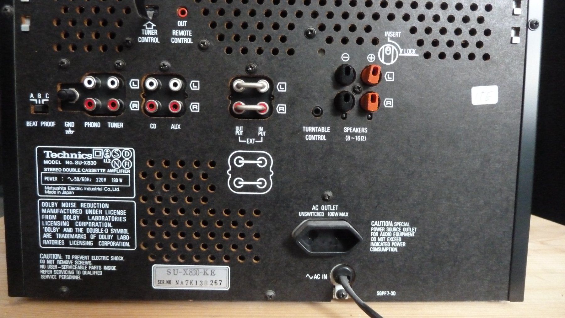 Technics Amplificatori: Technics SU X 830  Midi Hifi System – Usato da Würenlingen venduto da Schneiderhifi 8