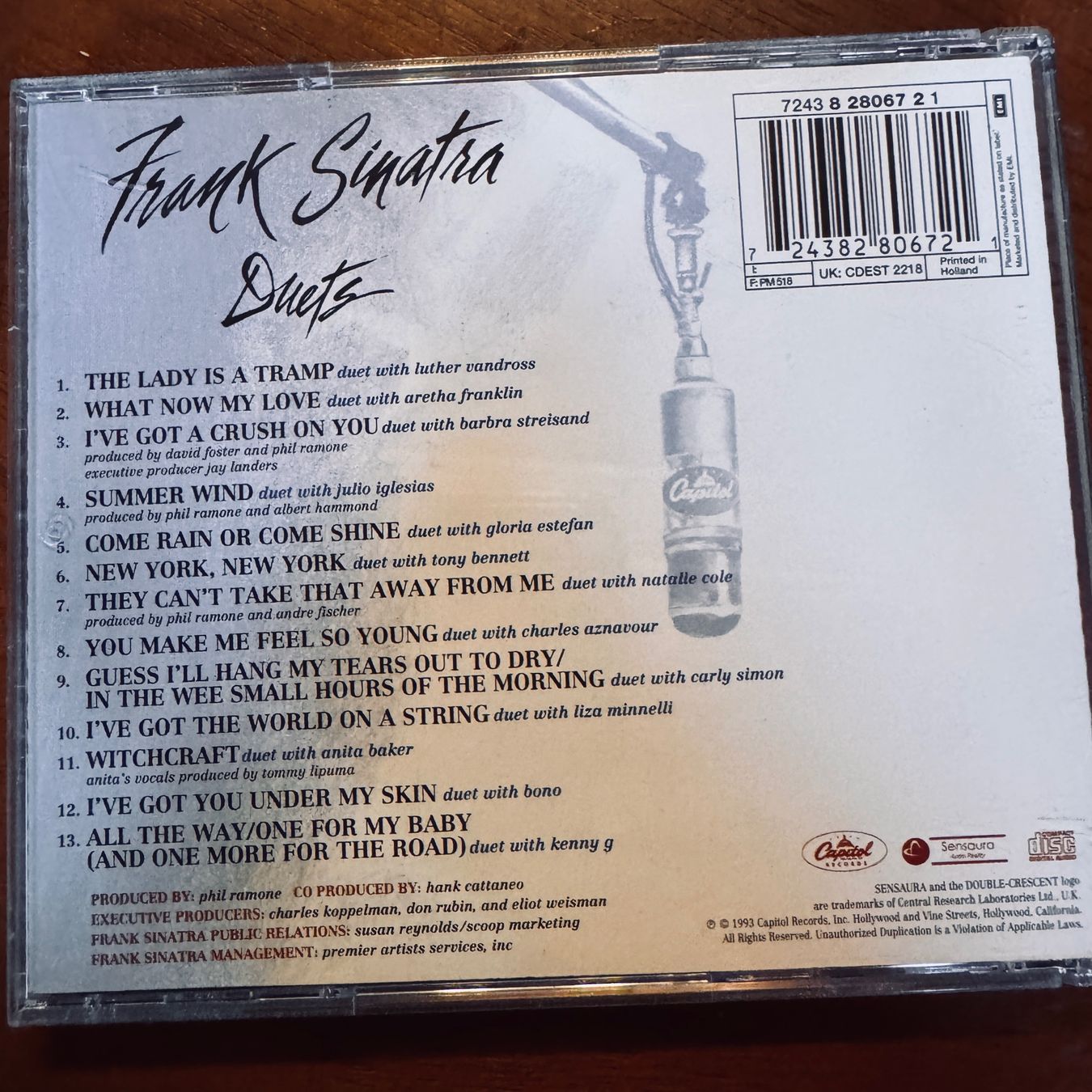 CD: Frank Sinatra Duets CD Top Zustand – Usato da Merligen venduto da barratt 1
