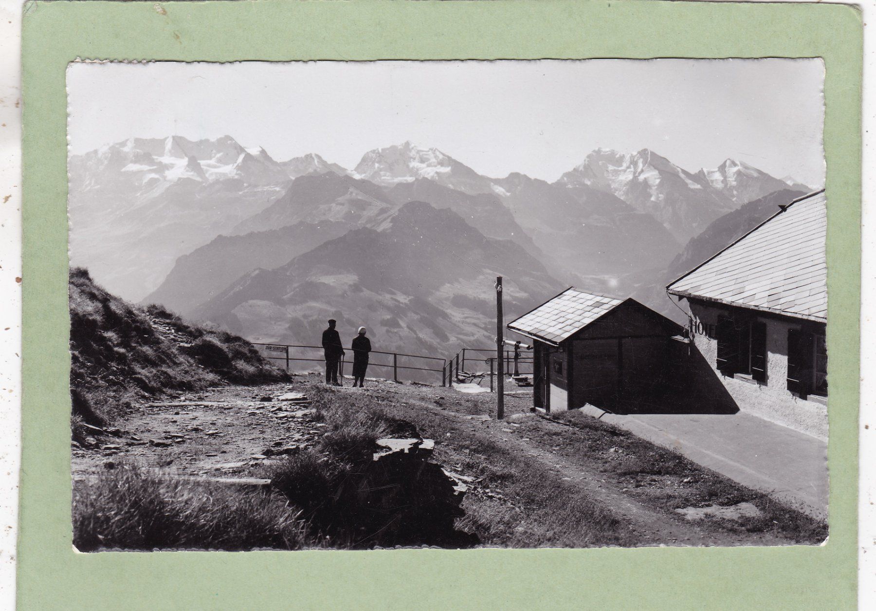 Ansichtskarten: Hotel Niesen Kulm 1947 – Gebraucht aus Herisau von Lisegrat2008