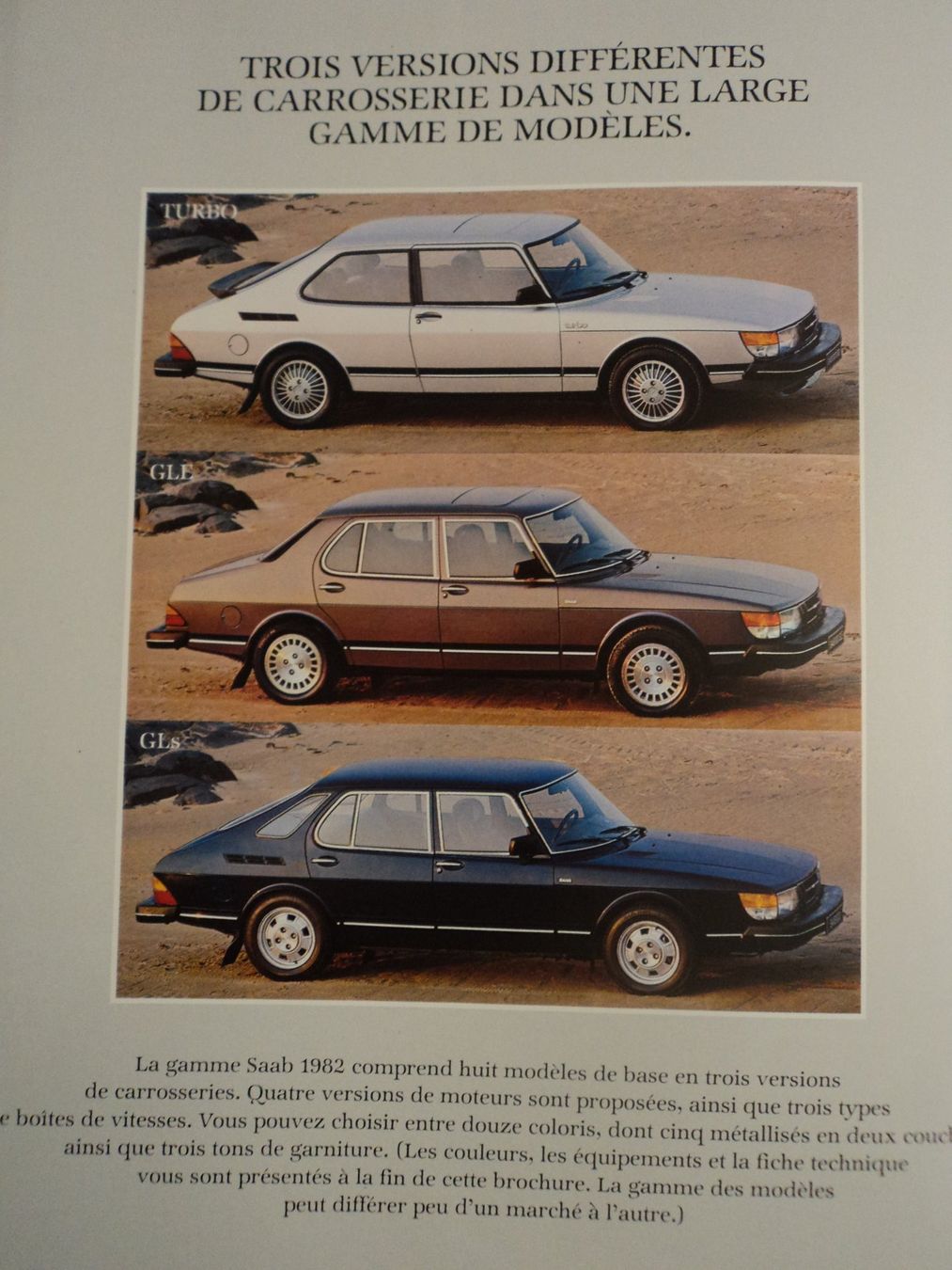 Saab Dokumente: Prospekt Saab 900 1981 mit 900 Turbo – Gebraucht aus Schwarzenburg von modelCARama