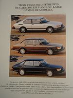 Prospekt Saab 900 1981 mit 900 Turbo