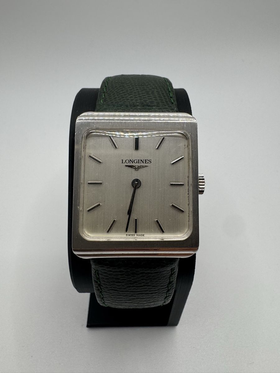 Longines Uhren: Longines Rectangular 1970er Jahre – Gebraucht aus Basel von Wolfofvintagewatches 1