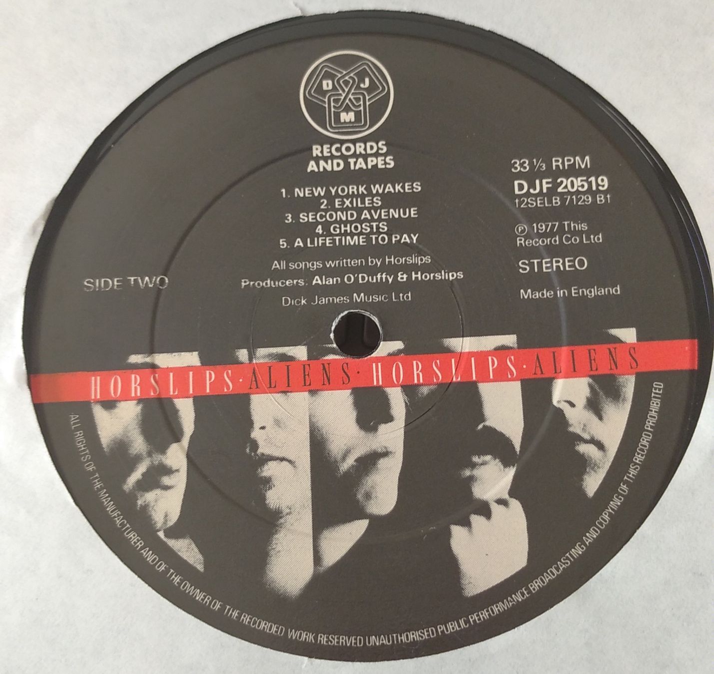 Dischi in vinile: Horslips – Aliens (LP) – Usato da Rubigen venduto da Honda750 3
