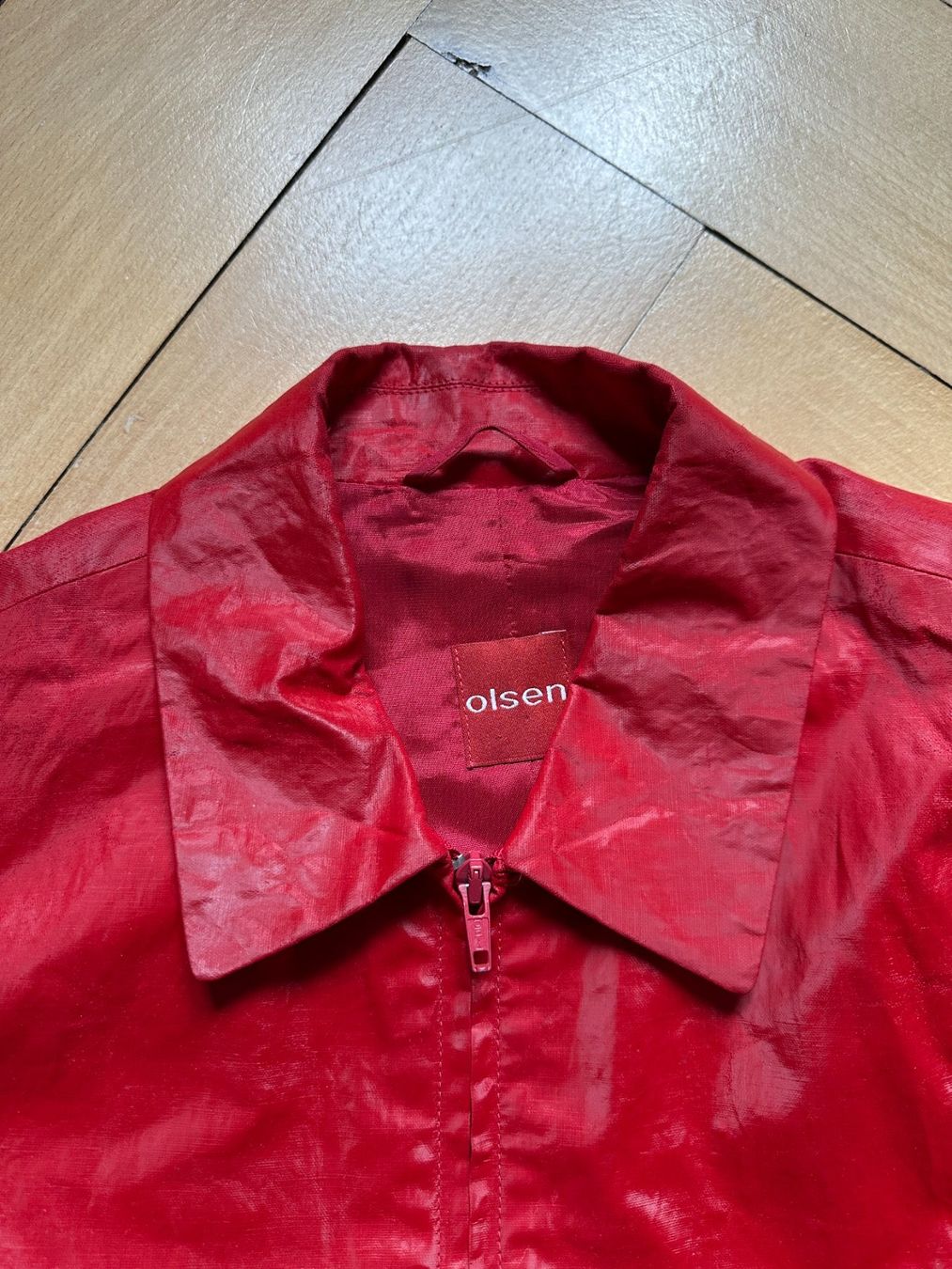 Vestes: OLSEN - Vintage Jacke rot 40 – D'occasion à Zürich par Diazaio 3
