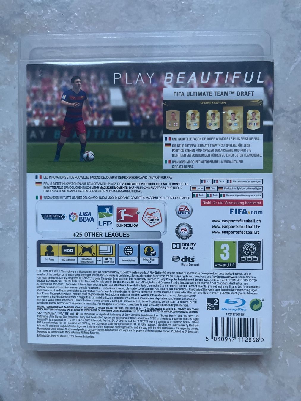 Sony Jeux: Jeu FIFA 16 pour PS3 – D'occasion à Vernayaz par Darkfrost 1