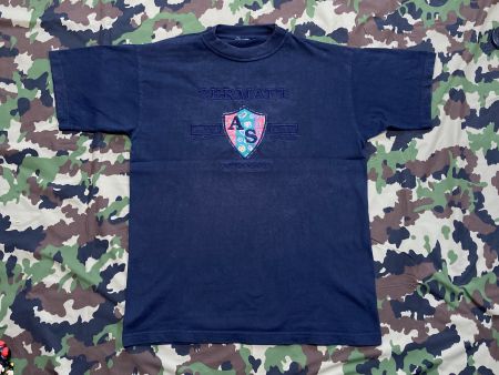 Vintage 90s T-Shirt Zermatt Switzerland embroidery Sz M